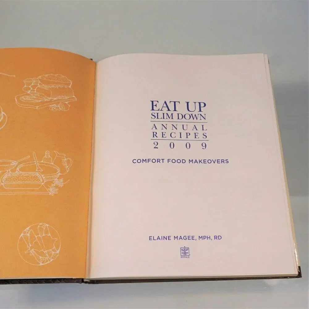 Eat up Slim Down Annual Recipes Comfort Food Makeovers Elaine Magee 2009 HC